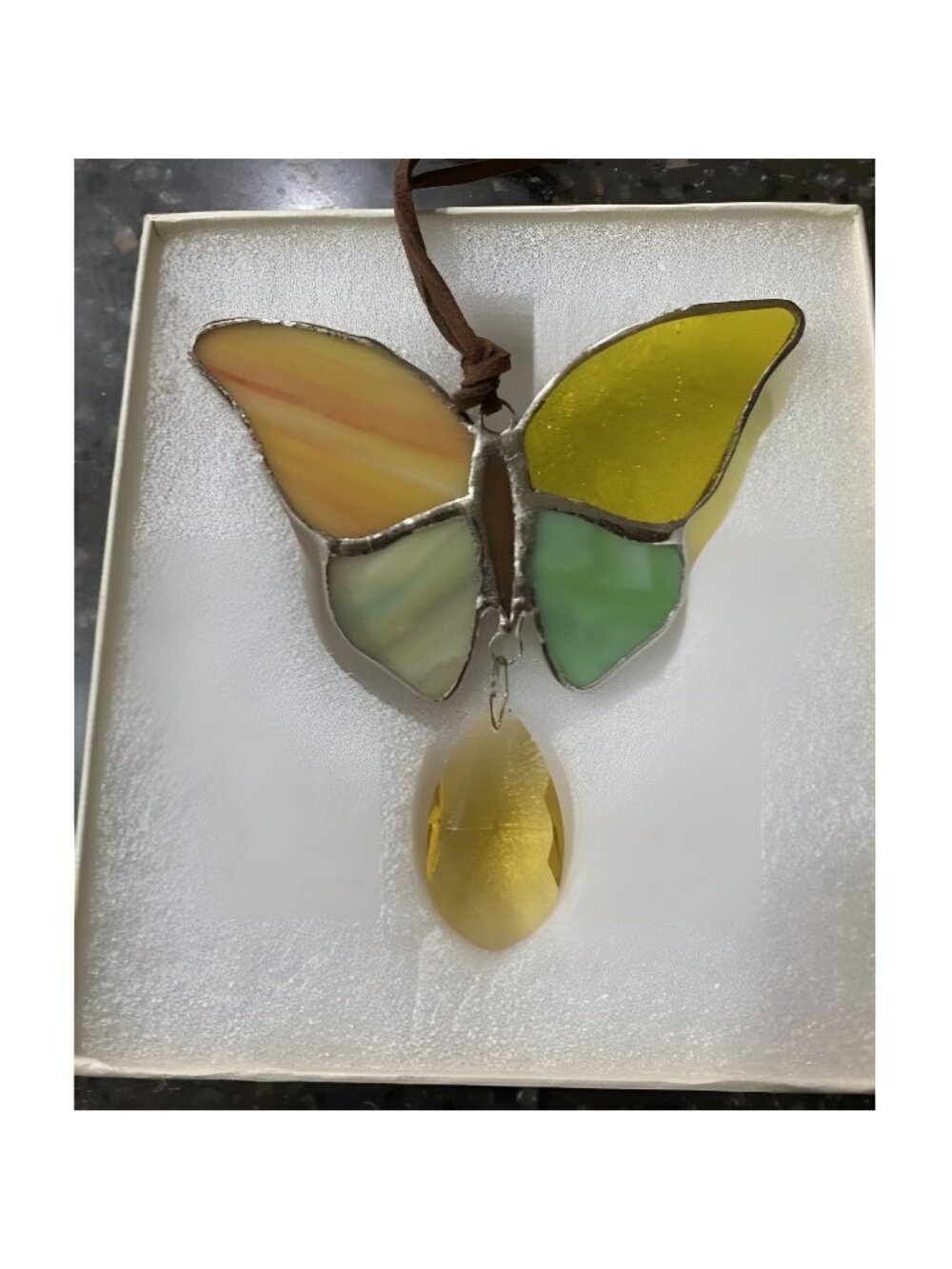 Handcrafted Stained Glass Butterfly Tiffany Style Suncatchers